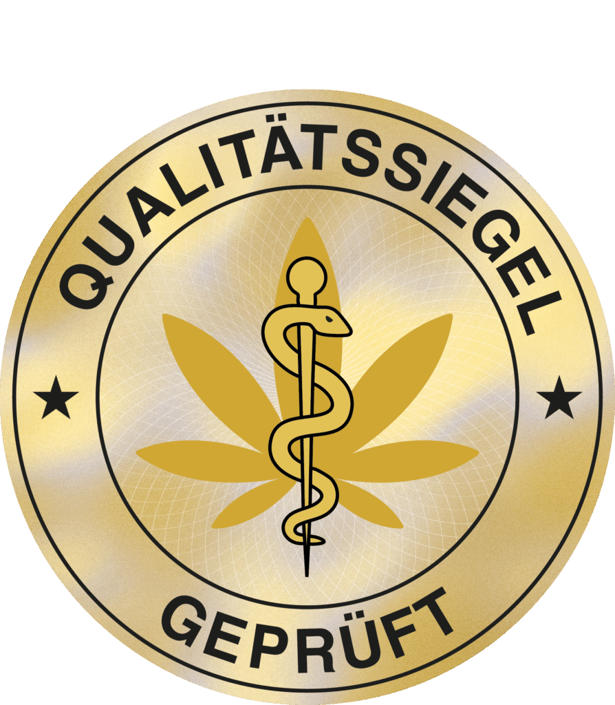 Qualitätssiegel der Qualitätsinitiative Medizinalcannabis